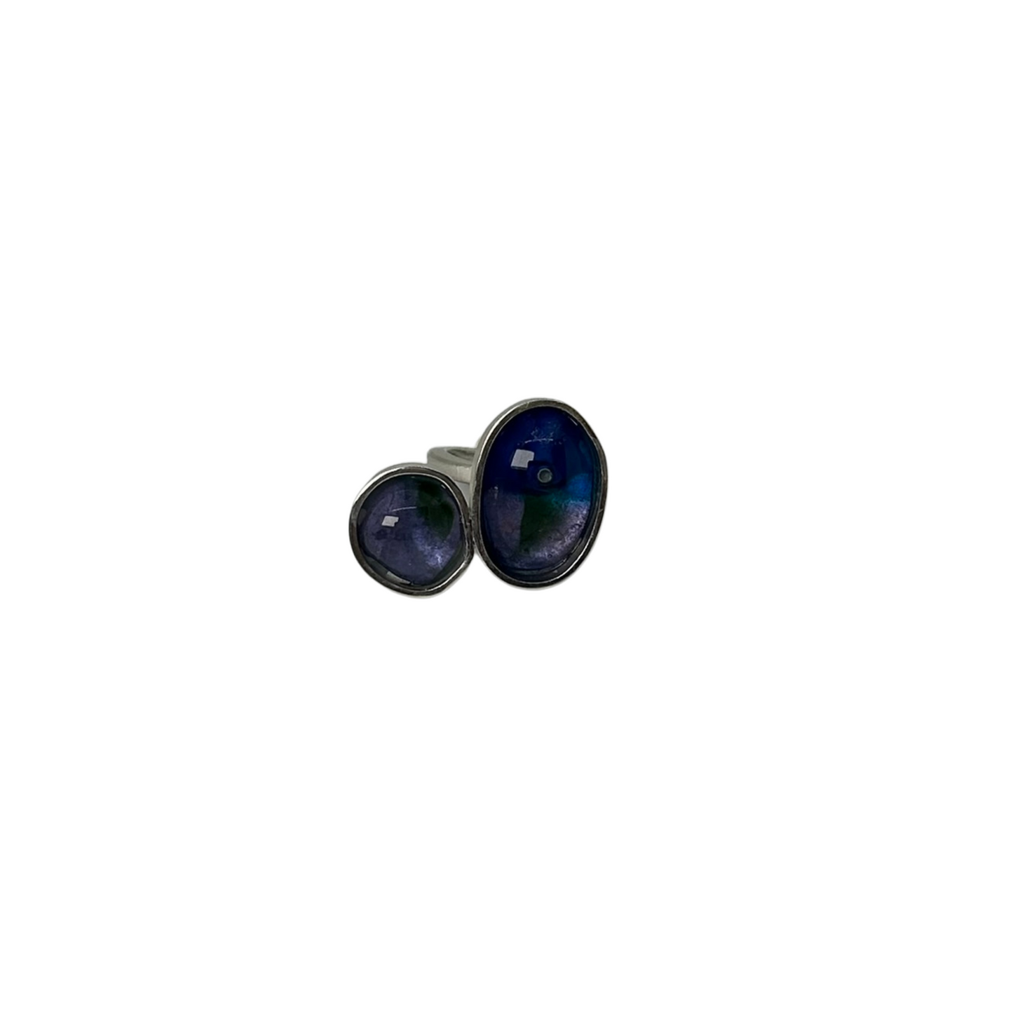 Anel de Prata Azul