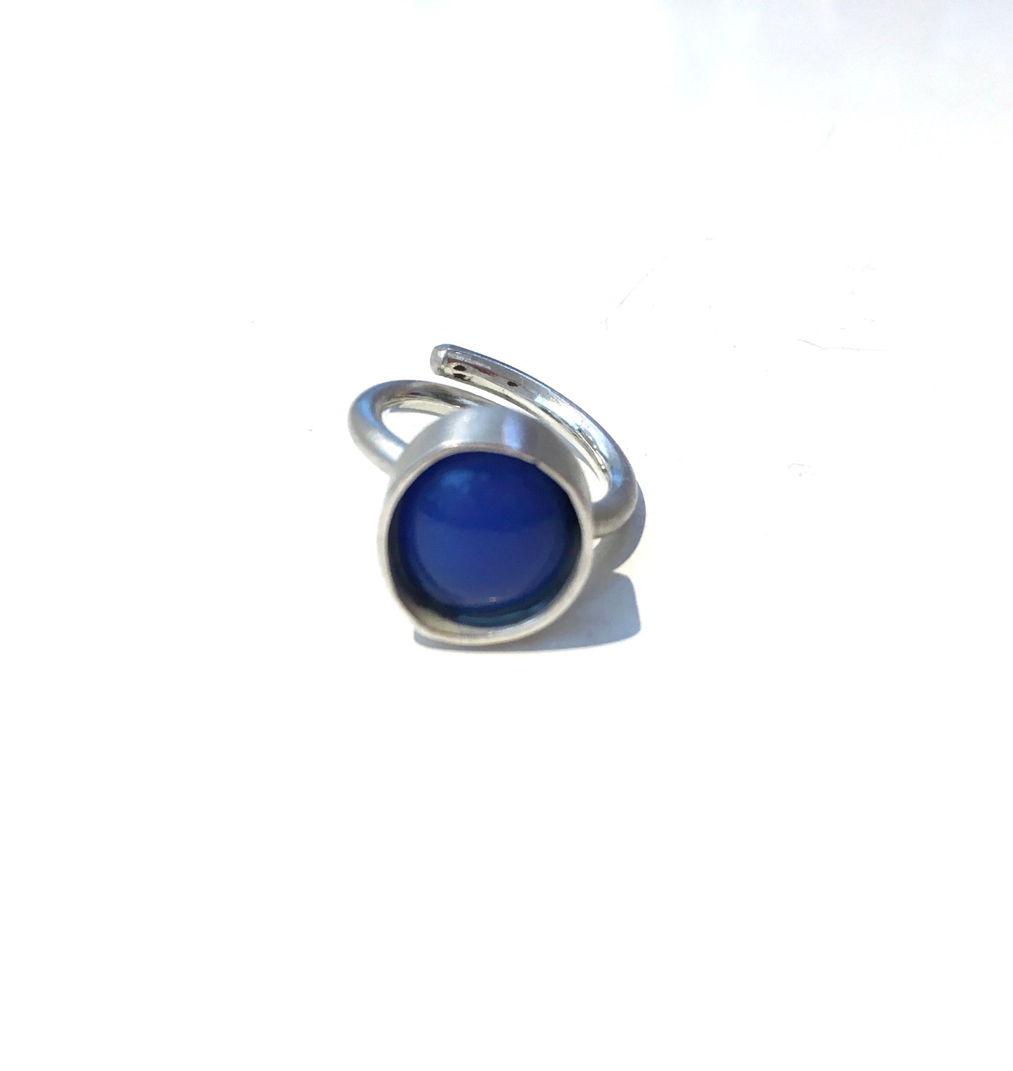 Anel de Prata Azul
