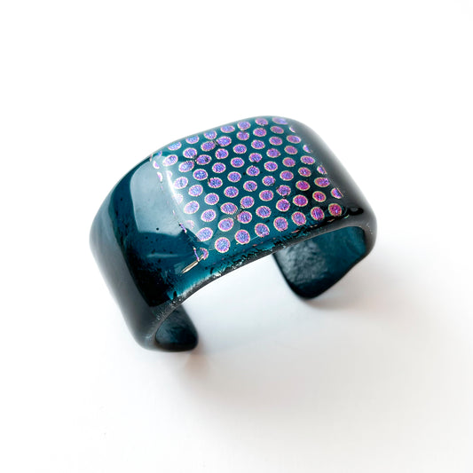 Bracelete Azul Petróleo