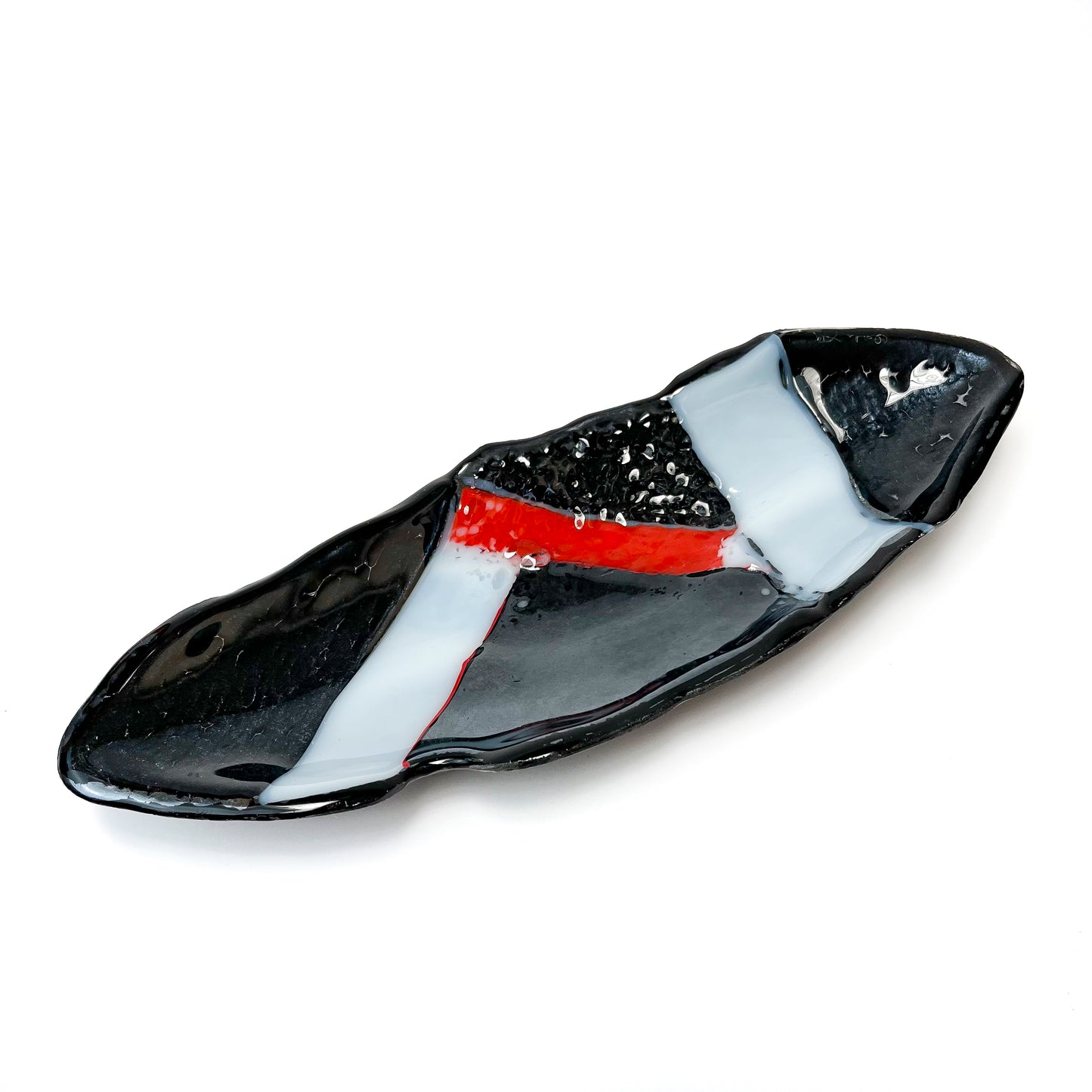 Placa Oval Preta