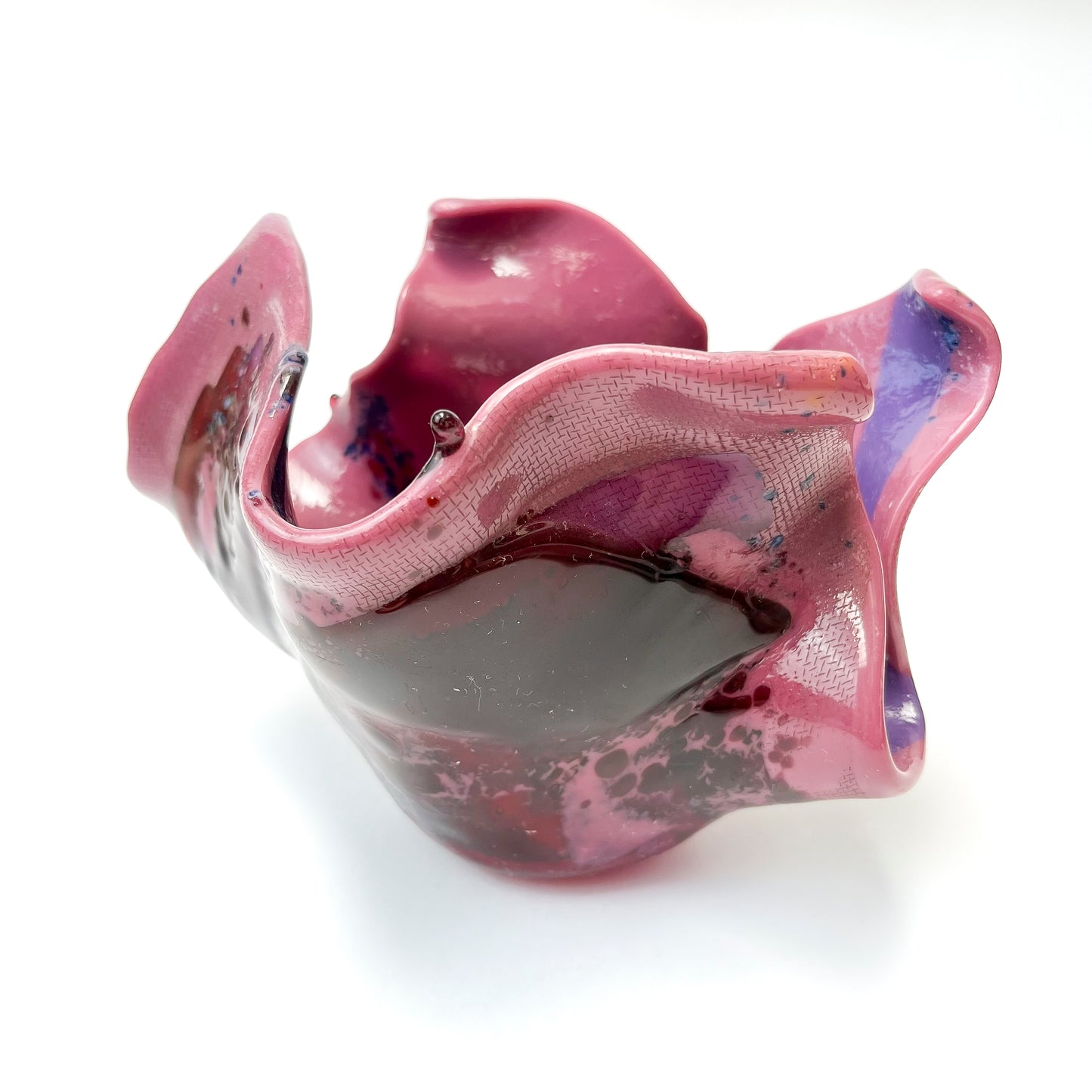 Vaso Fazzoletto Rosa