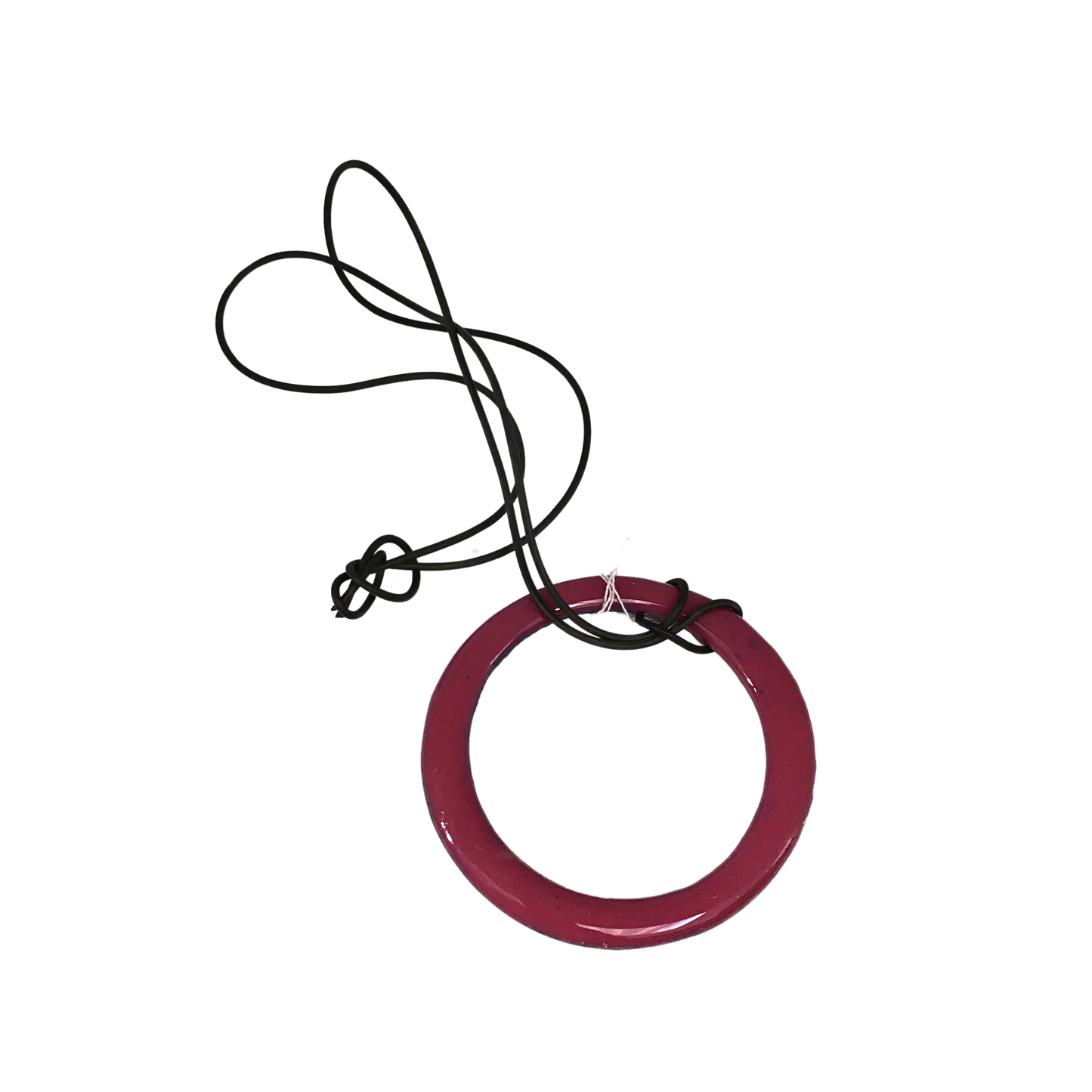 Pingente Argola Rosa